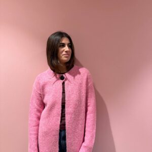 Cardigan rosa