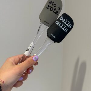 Spatole in silicone con scritta