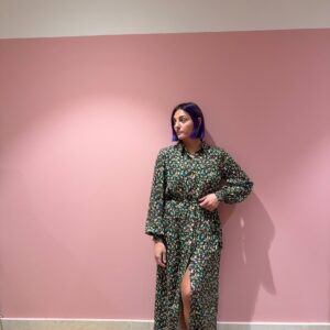 Abito chemisier a fiori