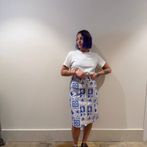 Gonna con stampa Marocco