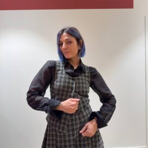 Top a quadri con bottoni