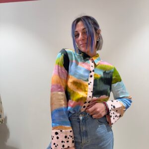 Camicia fantasia paesaggio