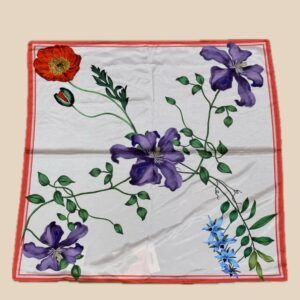 Foulard con fiori