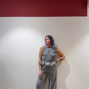 Pantalone stampa vichy