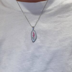 Collana argento LAVANDA ROSA
