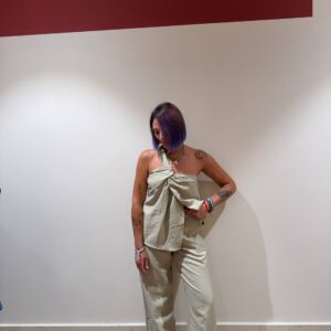 Pantalone verde salvia