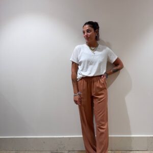 Pantalone color terracotta