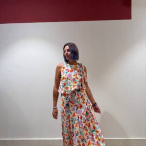 Gonna con fiori colorati