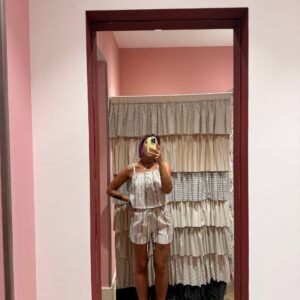 Short con righe colorate