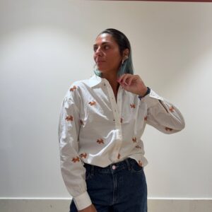 Camicia con volpi