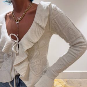 Maglia con volant