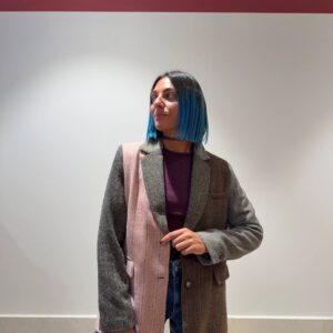 Blazer bicolor