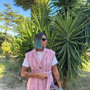 Gilet rosa