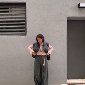 Pantalone barrel sale e pepe