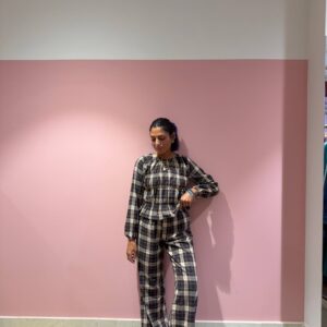 Pantalone a quadri